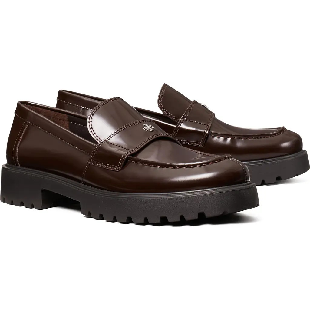 Tory Burch Classic Platform Lug Sole Loafer in Cocoa at Nordstrom, Size 5 | Nordstrom