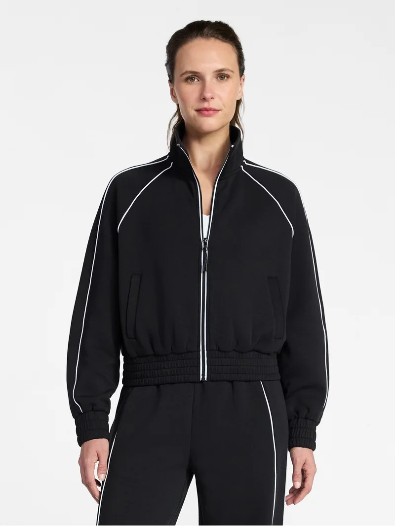 Avia Women's ScubaKnit Track Jacket, Sizes XS-XXXL | Walmart (US)