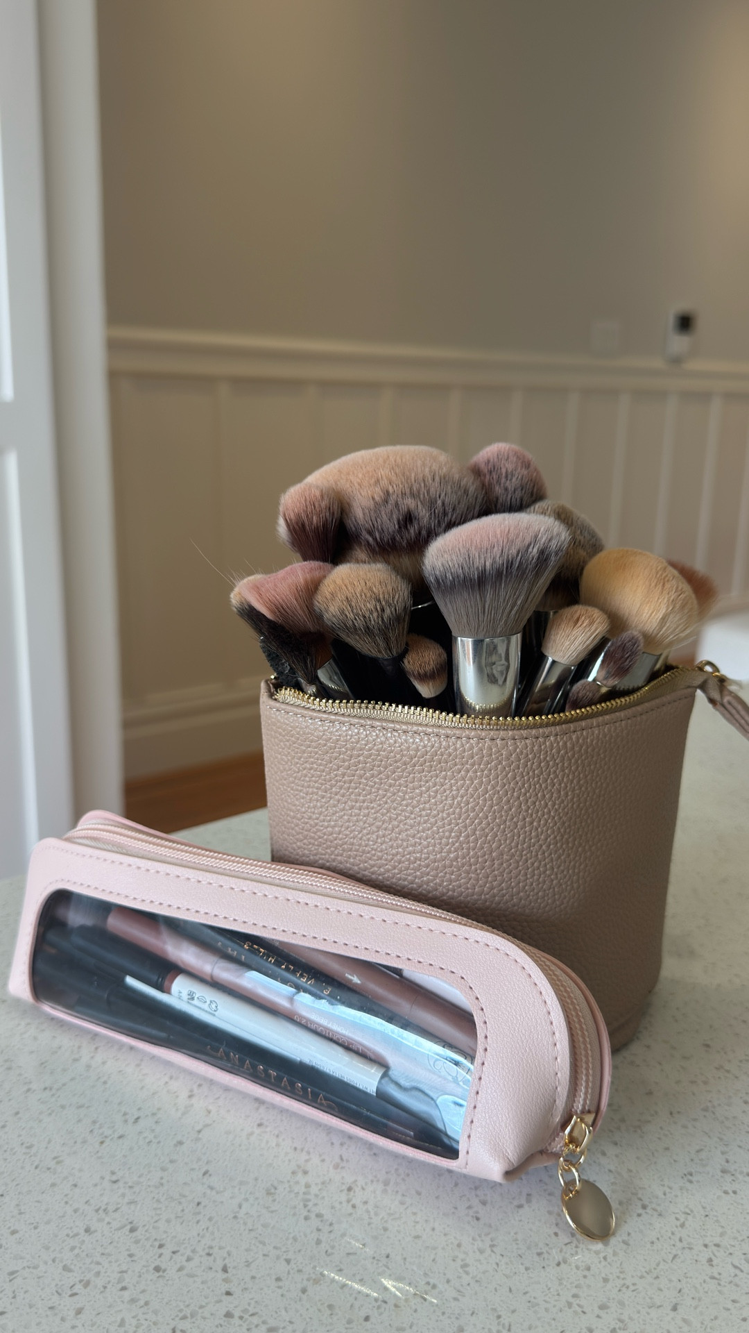 Makeup brush holder and lipliner holder for travel :) both Amazon finds! 

#LTKBeauty