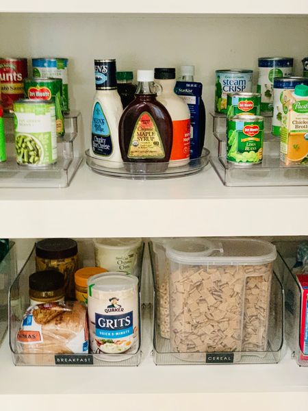 Clear organization tools for your pantry 

#LTKhome #LTKstyletip #LTKunder50