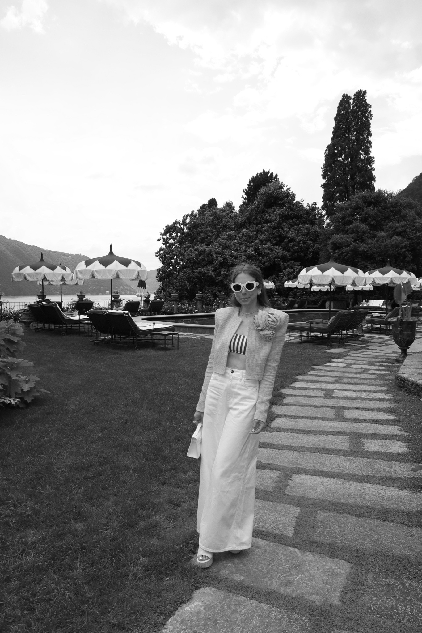 Wore this swim top as a bra! Worked well with this jacket and a lunch to pool outfit. 

#LTKstyletip #LTKswim #LTKtravel