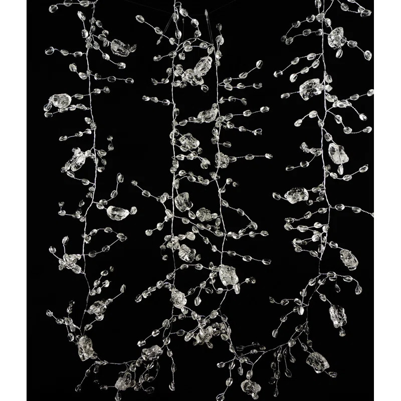 The Party Aisle™ 6' Silver Crystal Novelty Garland & Reviews | Wayfair | Wayfair North America