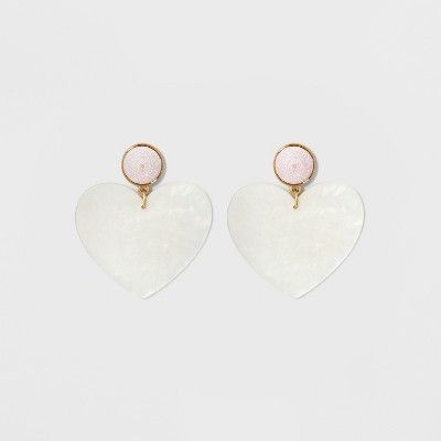 SUGARFIX by BaubleBar Resin Heart Drop Earrings | Target