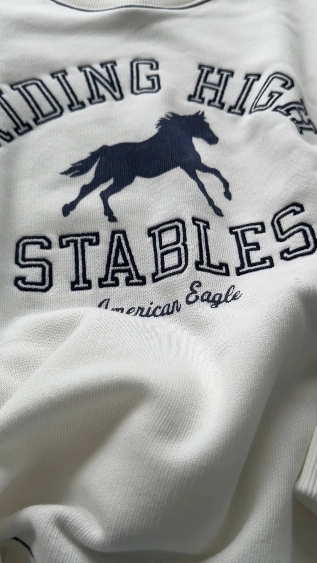 Love this graphic stables sweatshirt & dress from @ae 

#LTKmomlife #LTKootd #LTKgrwm