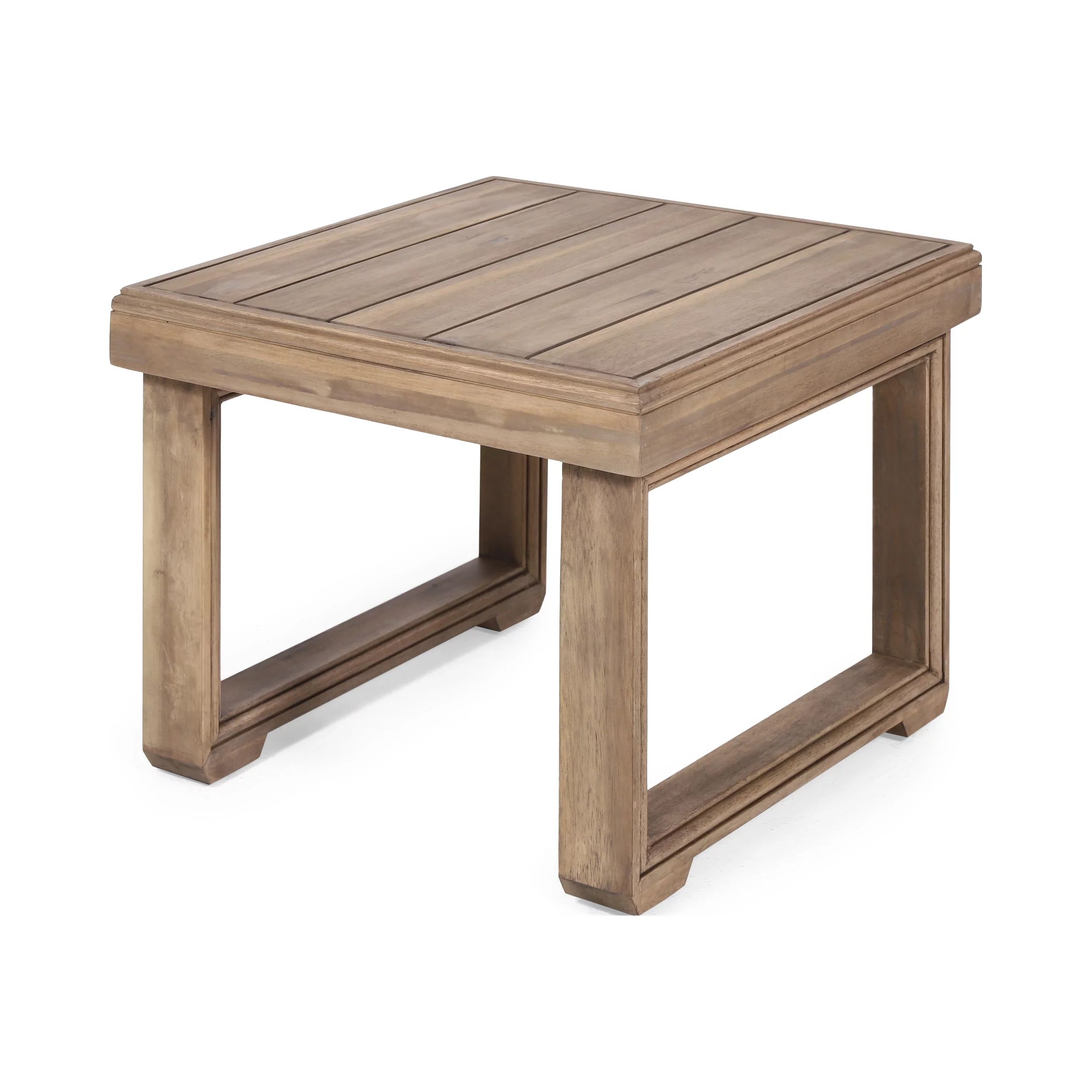 Noble House Westchester Outdoor Side Table Brown | Walmart (US)