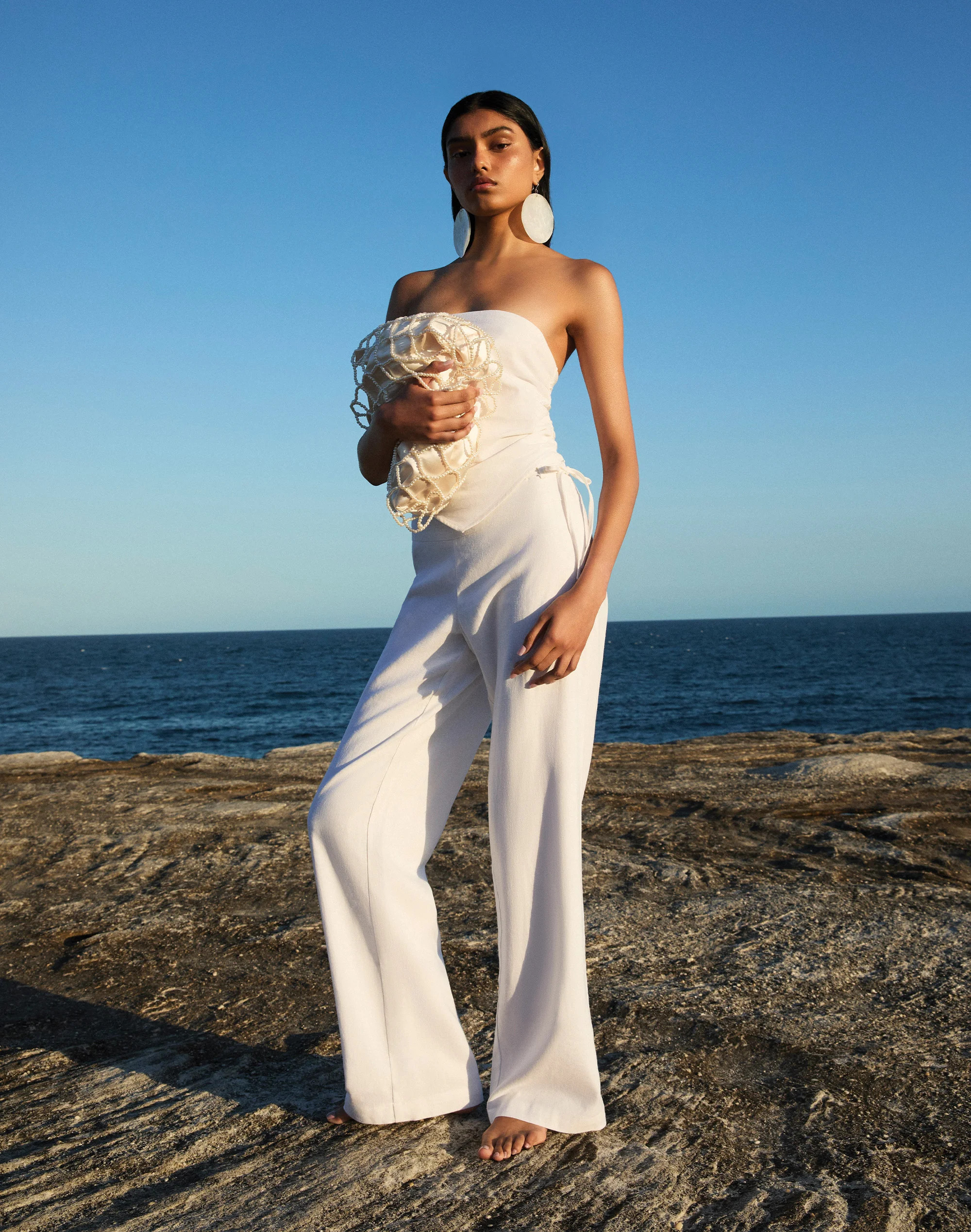 Linen Blend Low Rise Pant | Glassons (Australia)