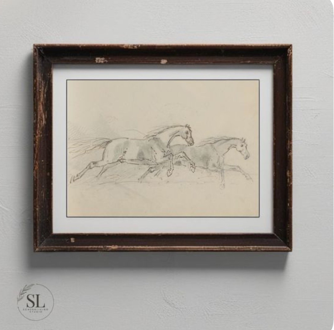 VINTAGE HORSE SKETCH PRINT .
Add this vintage horse sketch to your wall gallery or your hallway or your child’s room, your living room or bedroom  🤍

#LTKspring #LTKstyletip #LTKfamily