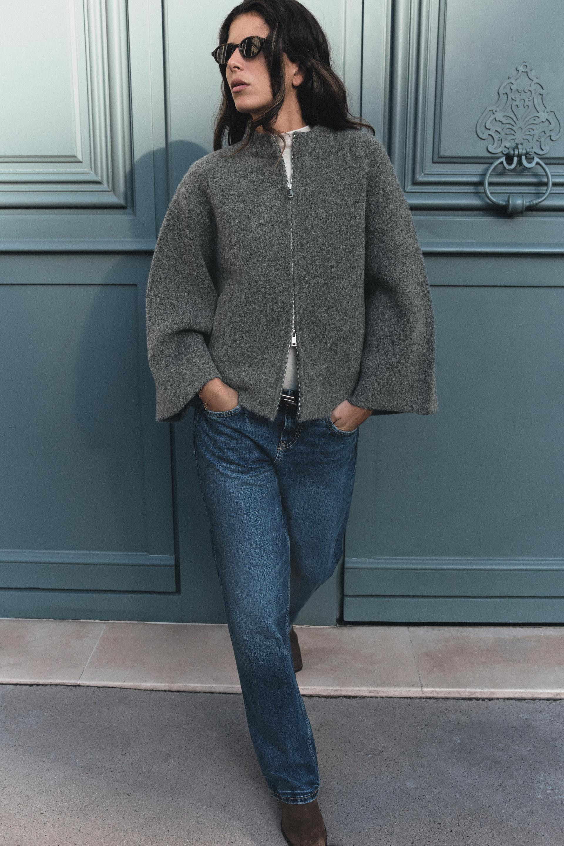 WIDE-SLEEVE CARDIGAN | Zara US