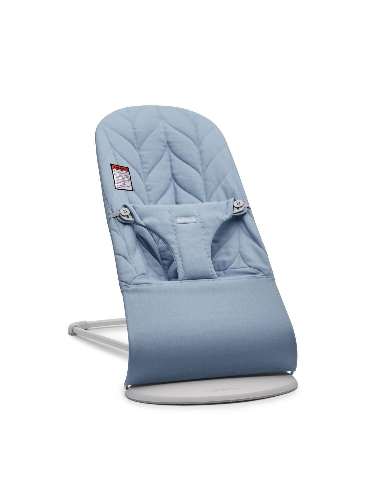 BabyBjörn Bouncer Bliss, Blue, Woven, Petal Quilt | 2-in-1 Adjustable Baby Bouncer Seat and Toddler Chair, Newborn to Toddler (8-29 lbs), 4 Positions, Lightweight & Portable | Amazon (US)