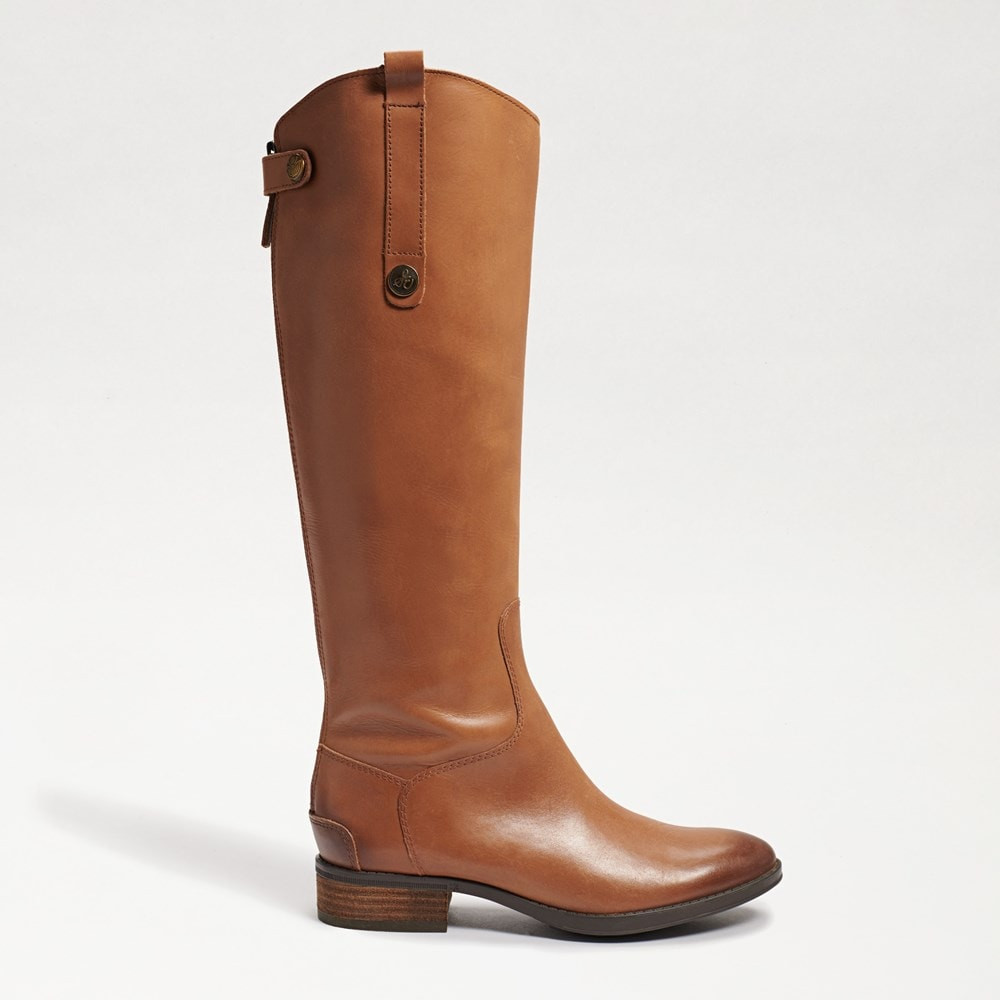 Penny Wide Calf Leather Riding Boot | Sam Edelman