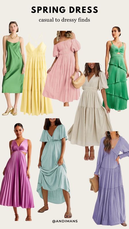 Casual to fancy dress finds for Spring!

#LTKfindsunder50 #LTKstyletip #LTKfindsunder100