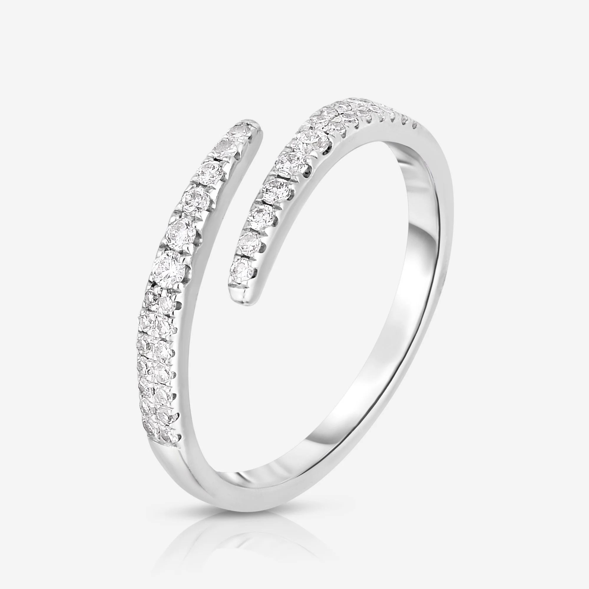 Open Diamond Wrap Ring | Ring Concierge
