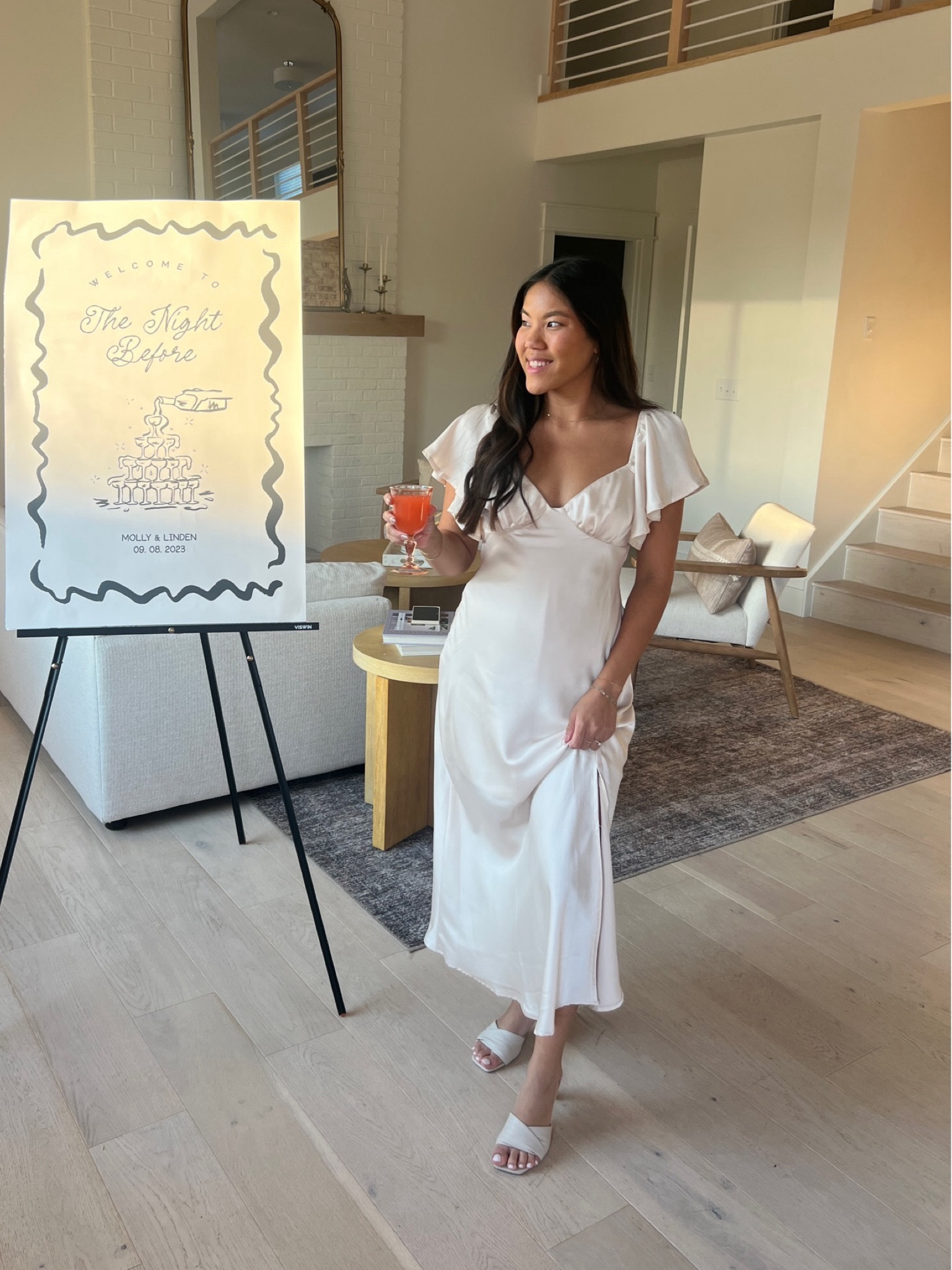 Elegant cocktail dress  The night before  dress, engagement party dress 
