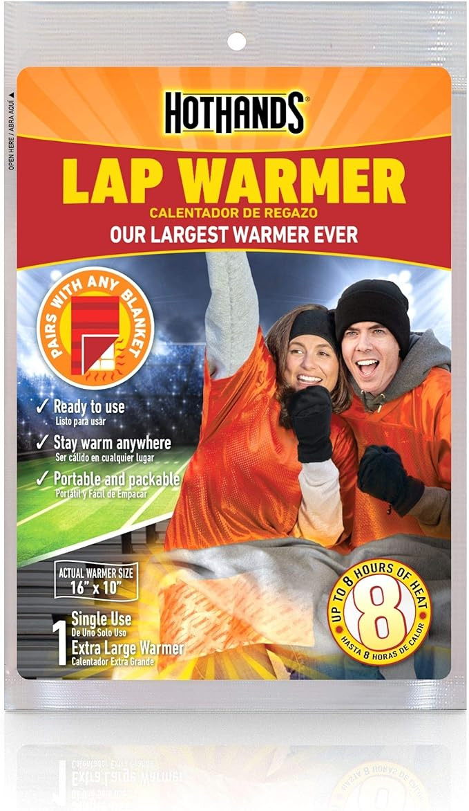 HotHands Lap Warmer, Largest Warmer 16" X 10" - Up to 8 Hours of Long Lasting Heat - 1 Lap Warmer... | Amazon (US)
