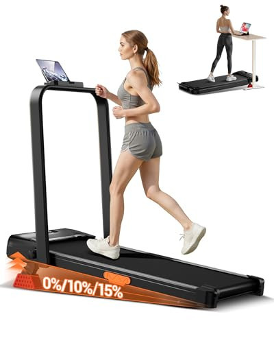 4-in-1 Walking Pad with 10% Incline, Portable Under Desk Treadmill, Foldable Treadmills for Home and Office, 2.5 HP Quiet Walking Pad Treadmill with 300 LBS Capacity | Amazon (US)