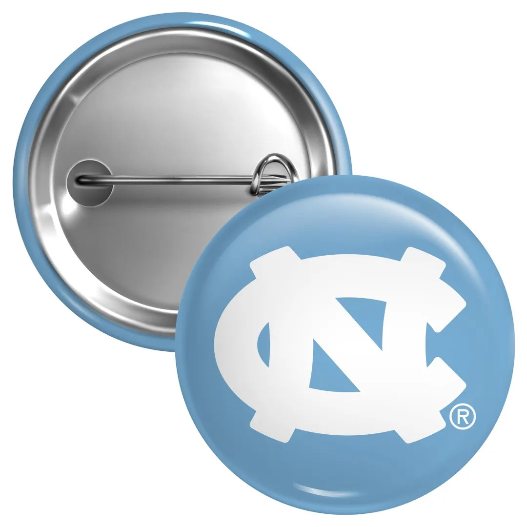 UNC Tar Heels Button Pin Officially Licensed - 3 Size Options - Etsy | Etsy (US)