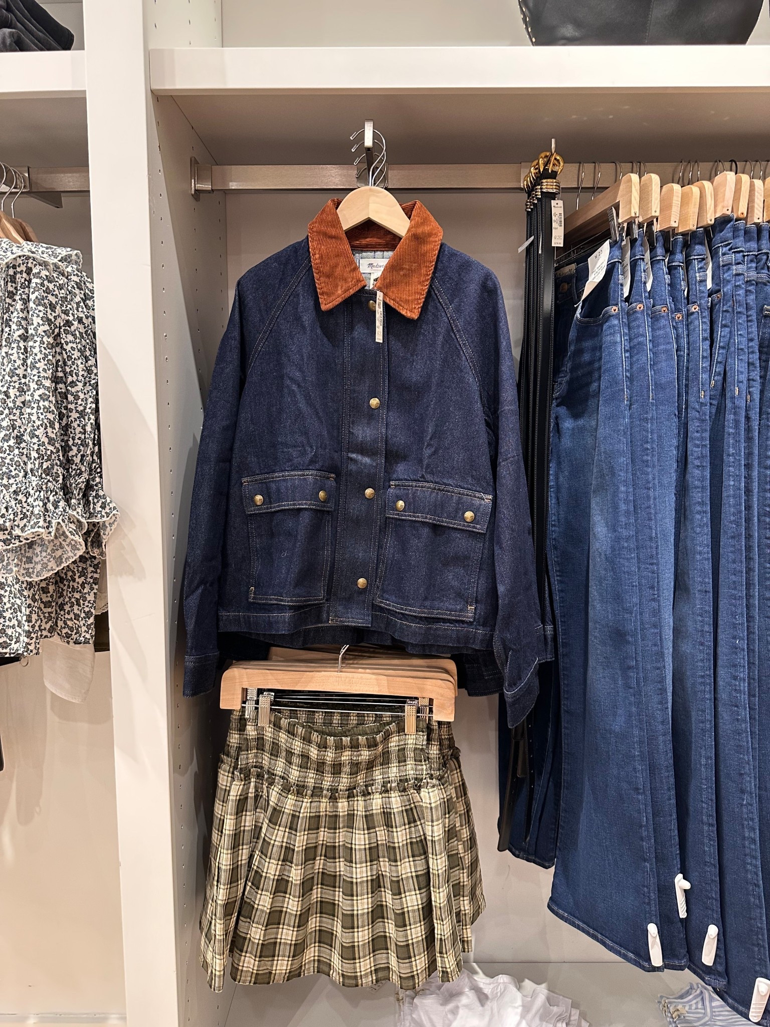 Fall outfit I spotted and need 

Fall outfit | plaid skirt | barn jacket | Madewell 

#LTKFallSale #LTKSaleAlert #LTKSeasonal