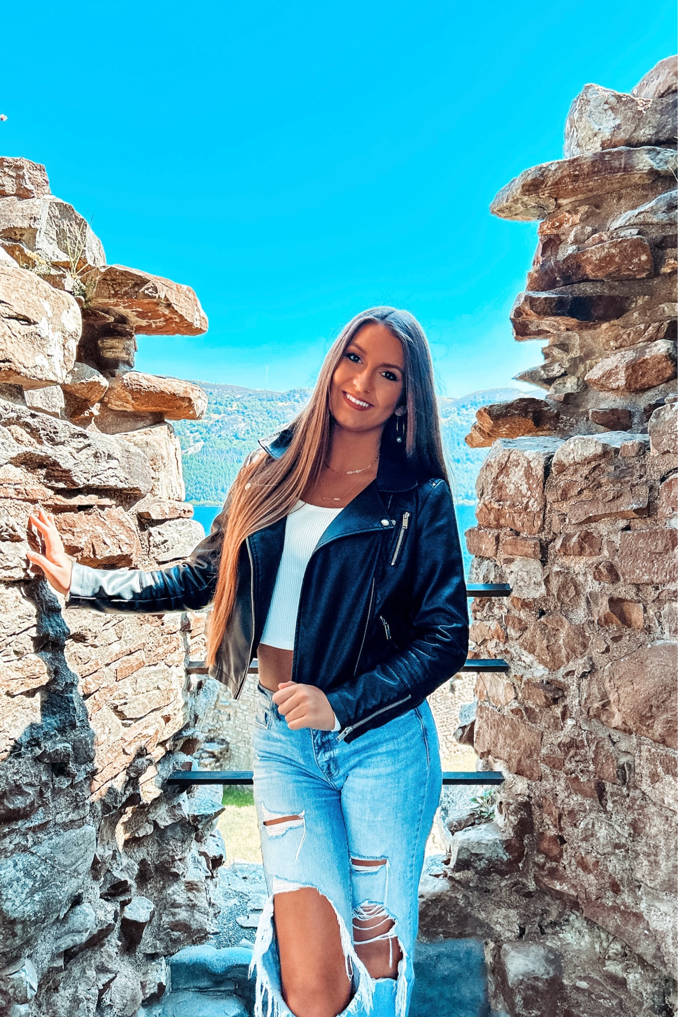 this leather jacket is my go to!! i wear it with everything! travel, europe, summer

#LTKGiftGuide #LTKTravel #LTKSeasonal