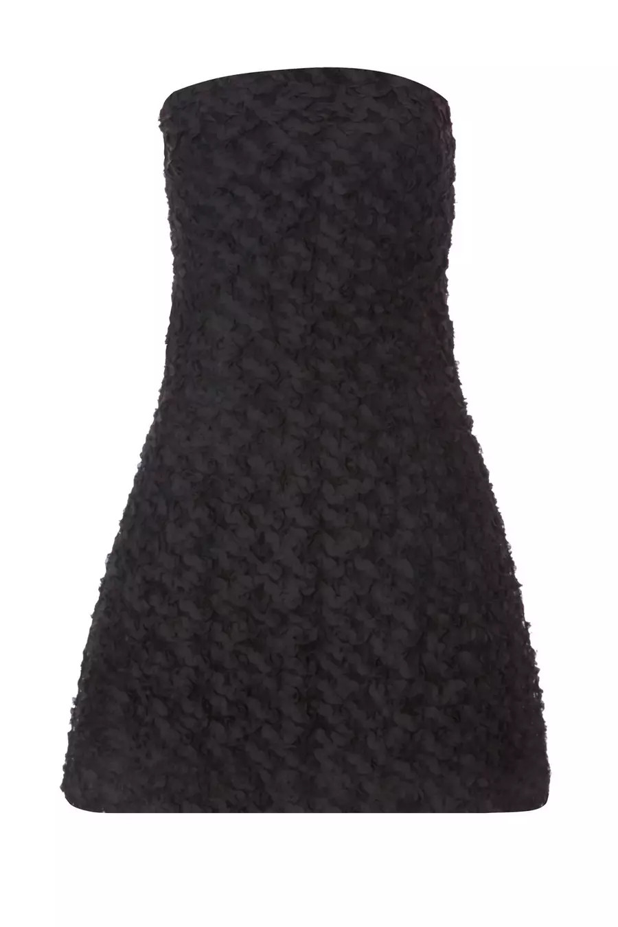 Black Floral Bandeau Mini Dress | Quiz Clothing