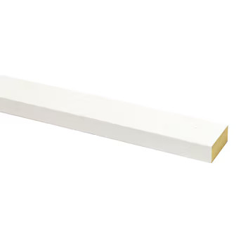 RELIABILT 1-in x 2-in x 8-ft Primed S4S MDF Board | Lowe's
