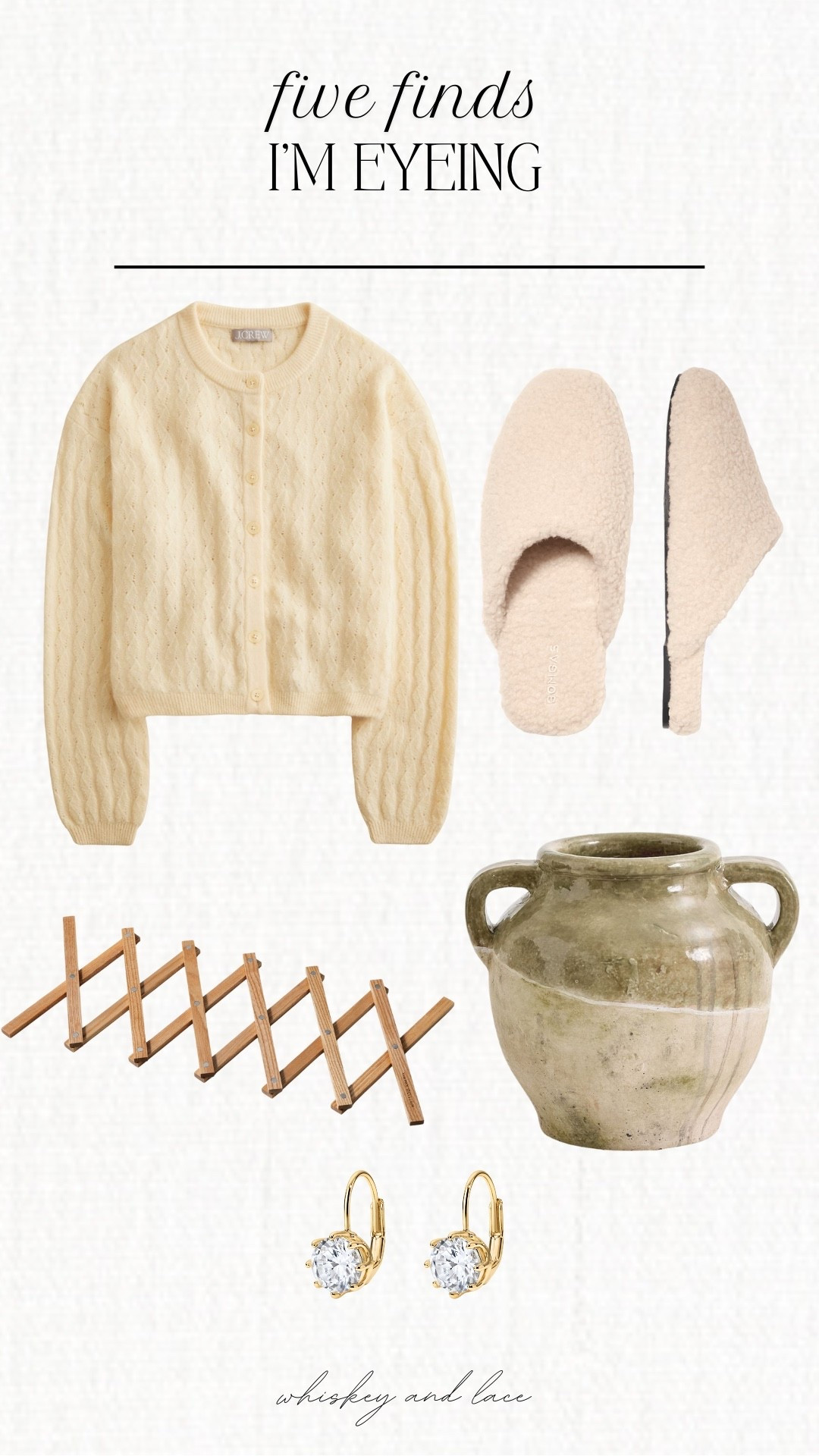 Favorite finds of the week! These slippers look so cozy and I need to get my hands on this sweater. This accordion trivet would make the most thoughtful hostess gift, I’m obsessed! 

#LTKSeasonal