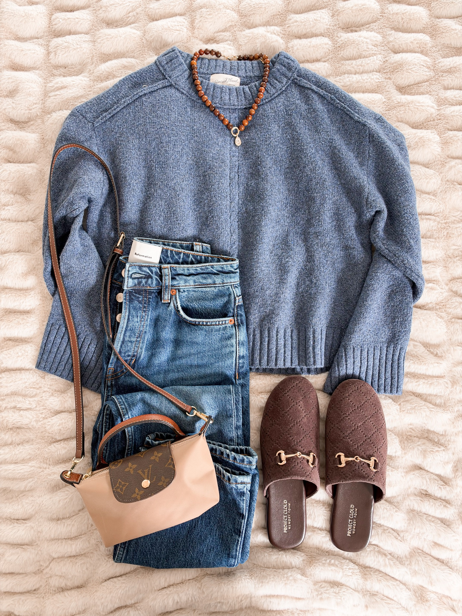 A classic blue sweater and jeans will never let you down 💙 Add your favorite loafers and you have an easy, polished outfit for fall.

Comment LINK and I’ll send you the details.

#LTKootd #LTKmomlife #LTKOver40