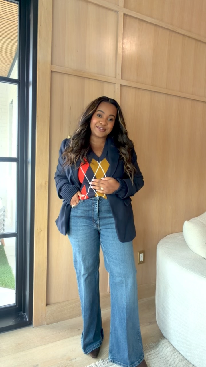 This blazer is so good! Todays church outfit is all Walmart 👏🏾

#LTKSeasonal #LTKgrwm #LTKootd