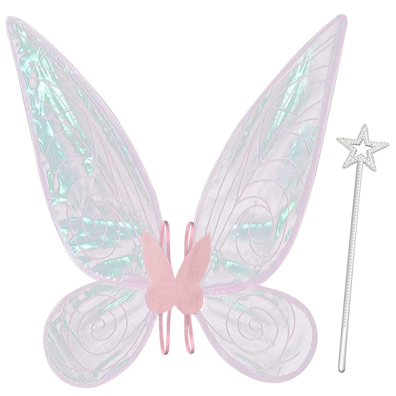 quescu Fairy Wings for Adults,Butterfly Wings for Girls,Angel Wings,Fairy Costume for Women Hallo... | Amazon (US)