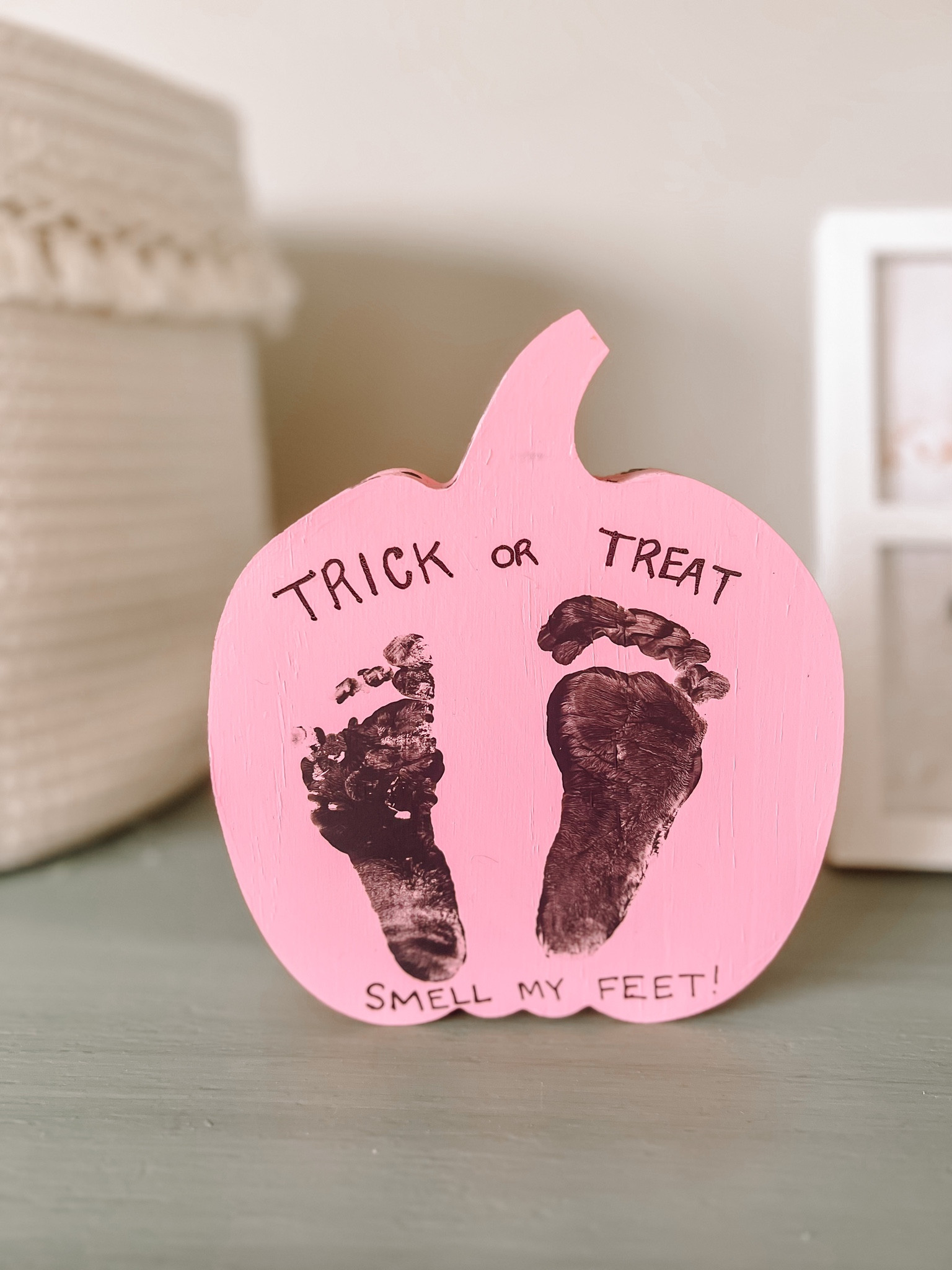 Baby’s first Halloween craft! I had so much trouble finding the right size wooden pumpkins but these were perfect!

#LTKbaby #LTKSeasonal #LTKHalloween