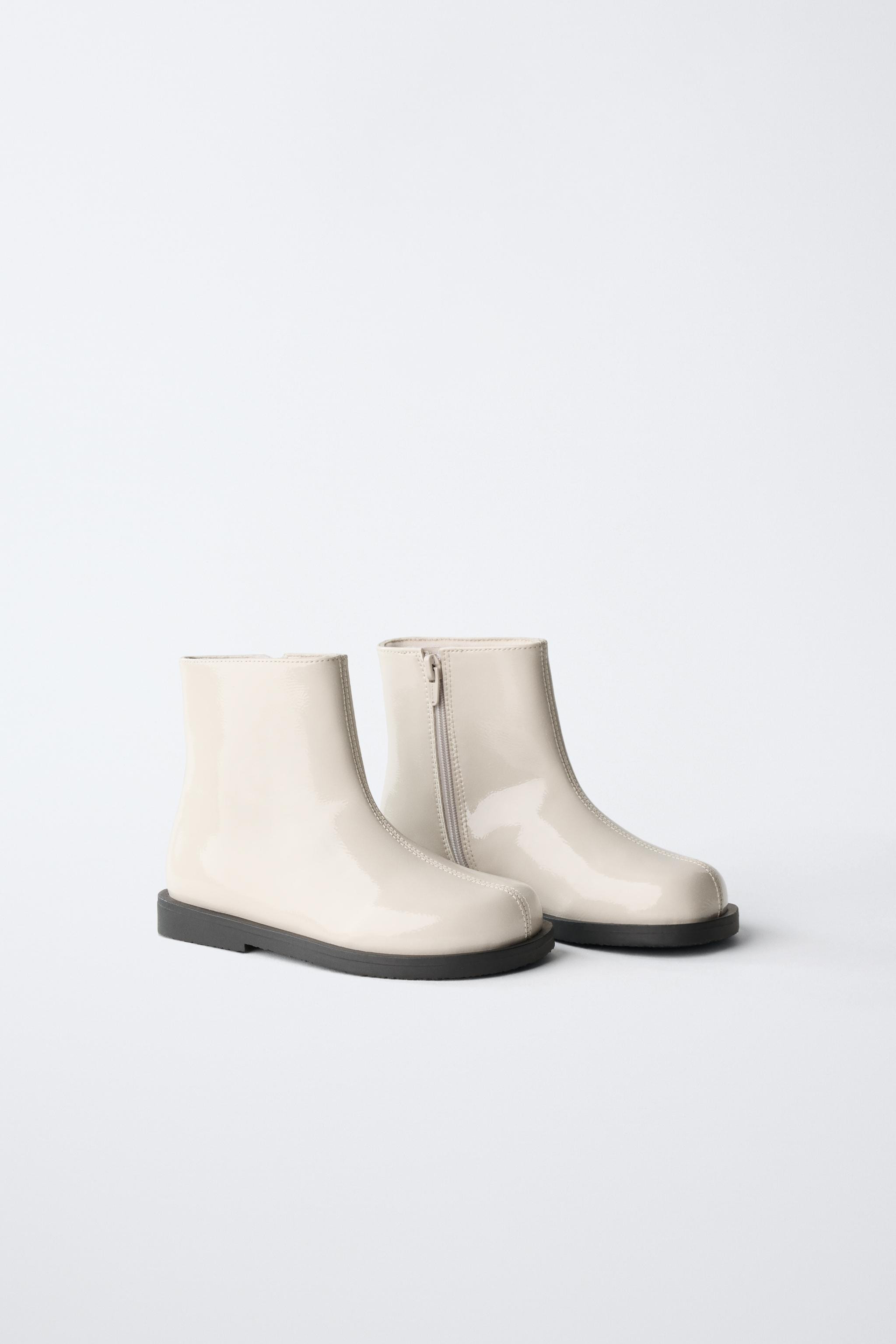 PATENT FINISH BOOTS | Zara US