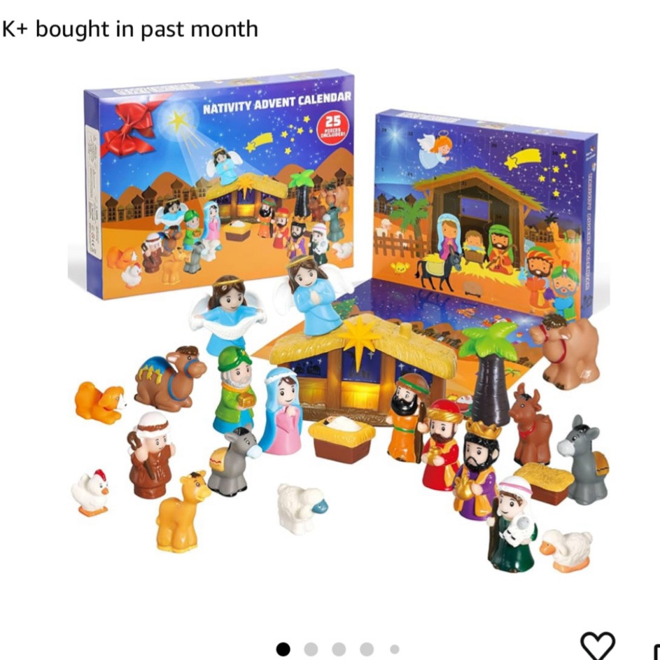 Amazon toddler advent calendar | toddler advent nativity 

#LTKSeasonal #LTKGiftGuide #LTKHoliday