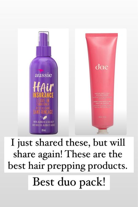 Best duo for hair prepping. This spray conditioner works like a charm… And then use the hairstyle and cream to keep the hair nice and smooth.

#LTKStyleTip #LTKBeauty