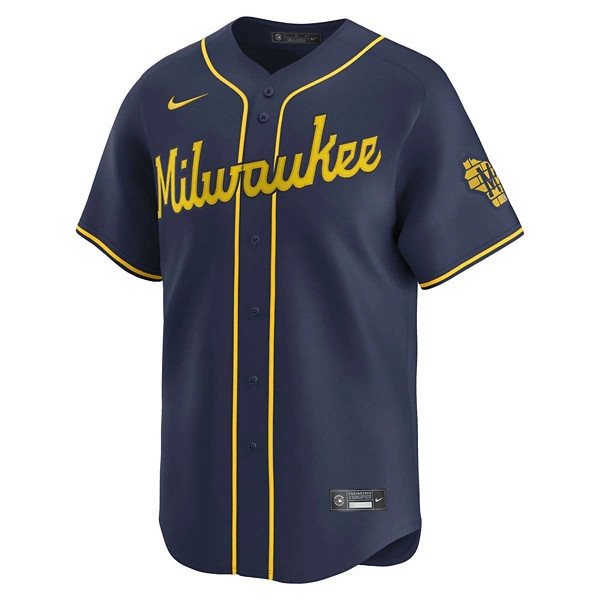 Milwaukee Brewers Nike Limited Jersey Large Navy | Scheels