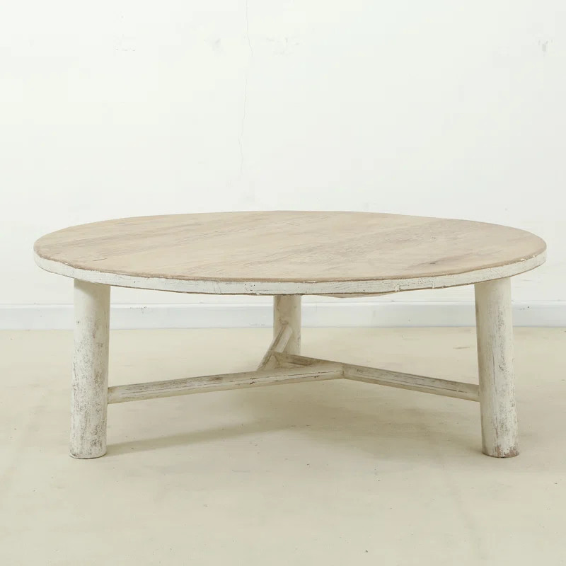 Solid Wood 3 Legs Coffee Table | Wayfair North America