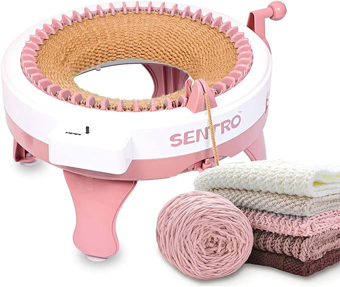 Knitting Machine, SENTRO 48 Needles Knitting Loom Machine with Row Counter, Knitting Board Rotati... | Amazon (CA)