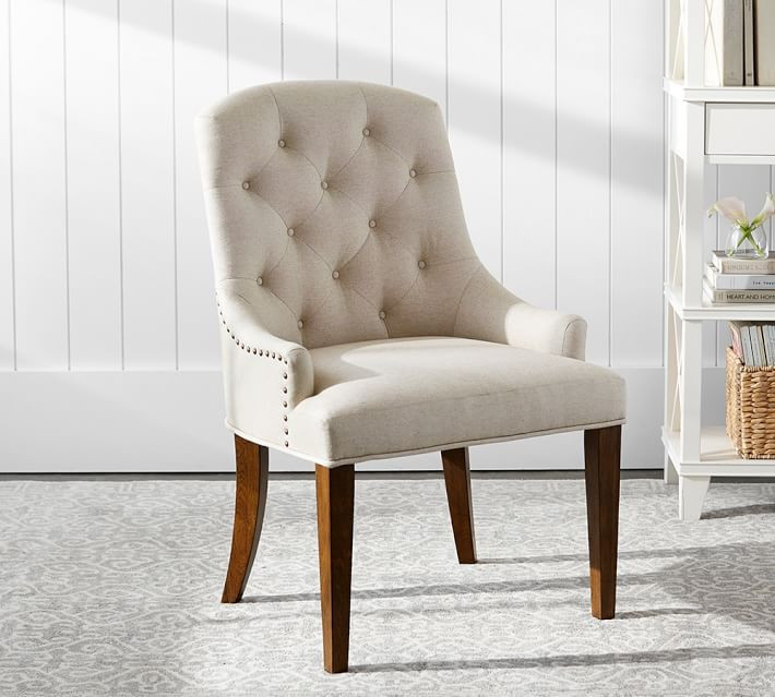 Lorraine Tufted Chair | Pottery Barn (US)