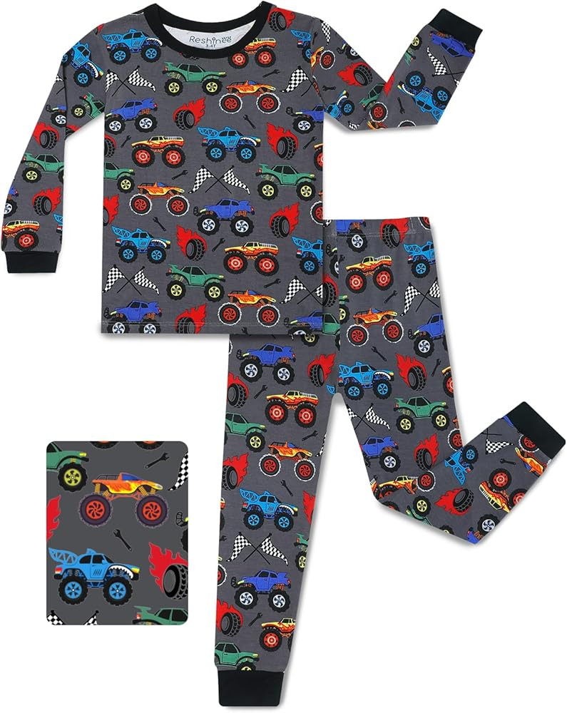 Bamboo Viscose Toddler Pajamas Boys Girls Baby 12M-8Y Pjs Sets Kids Snug fit 2pcs Long-Sleeve Sle... | Amazon (US)