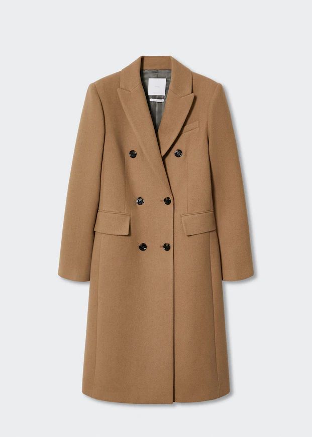 Tailored wool coat | MANGO (UK)