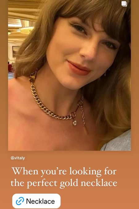 Taylor swift style taylor swift gold necklace celebrity style necklace under 200 eras tour outfits gifts for swifties summer wedding style

#LTKparties #LTKstyletip #LTKwedding