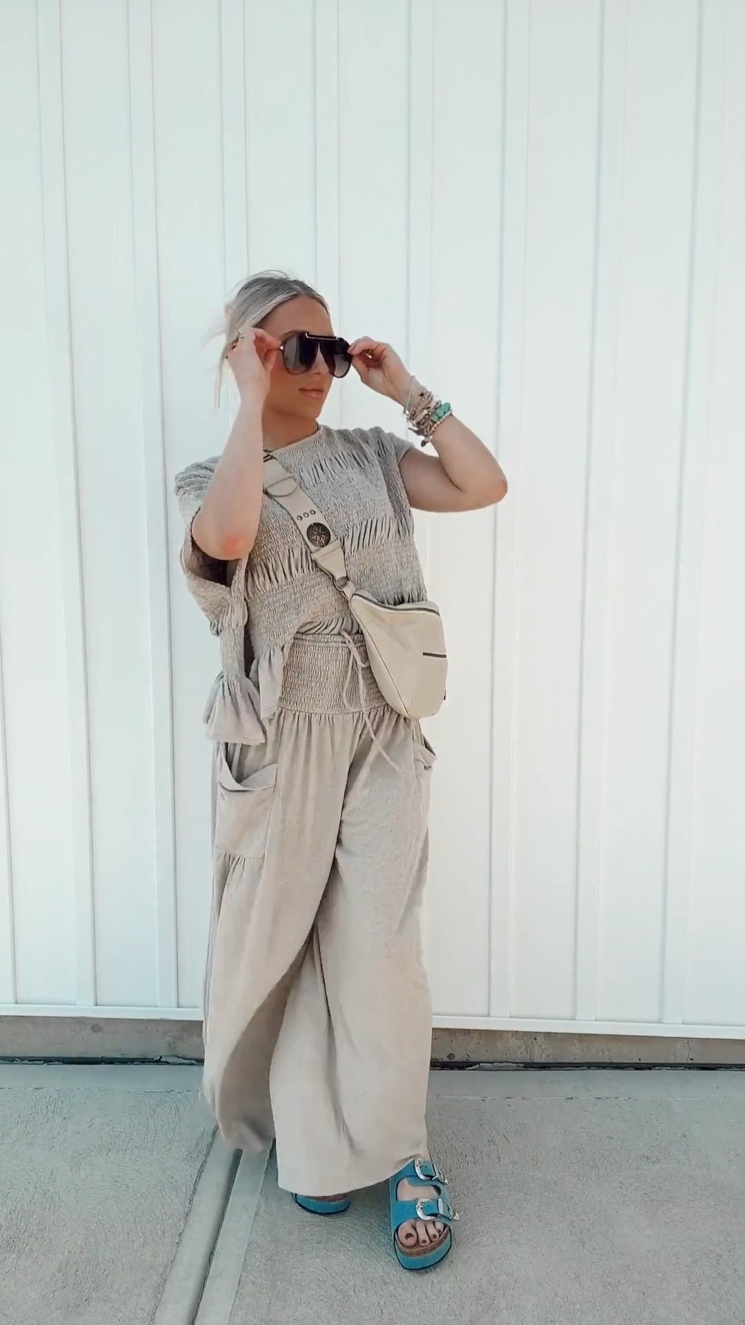 Loving this comfy + casual set for work today! ✨🍃🤠🫐

size XS!

Perfect travel set, farmers market ootd, postpartum momma style, bump friendly ootd, pregnancy style, 2nd trimester ootd

#LTKBaby #LTKTravel #LTKBump