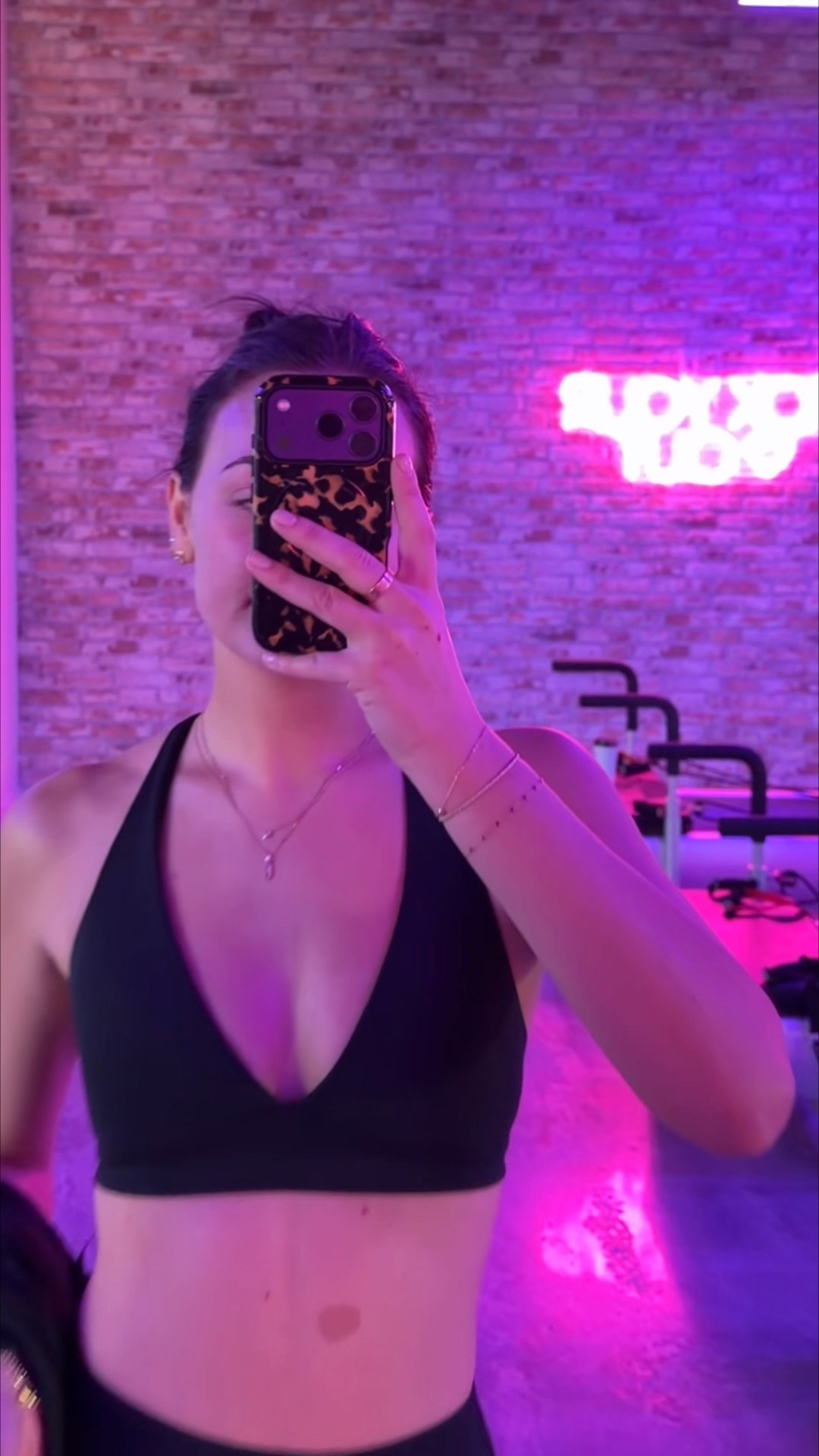 nothing like a new workout set to get me to my morning class @VSPink #PINKPartner