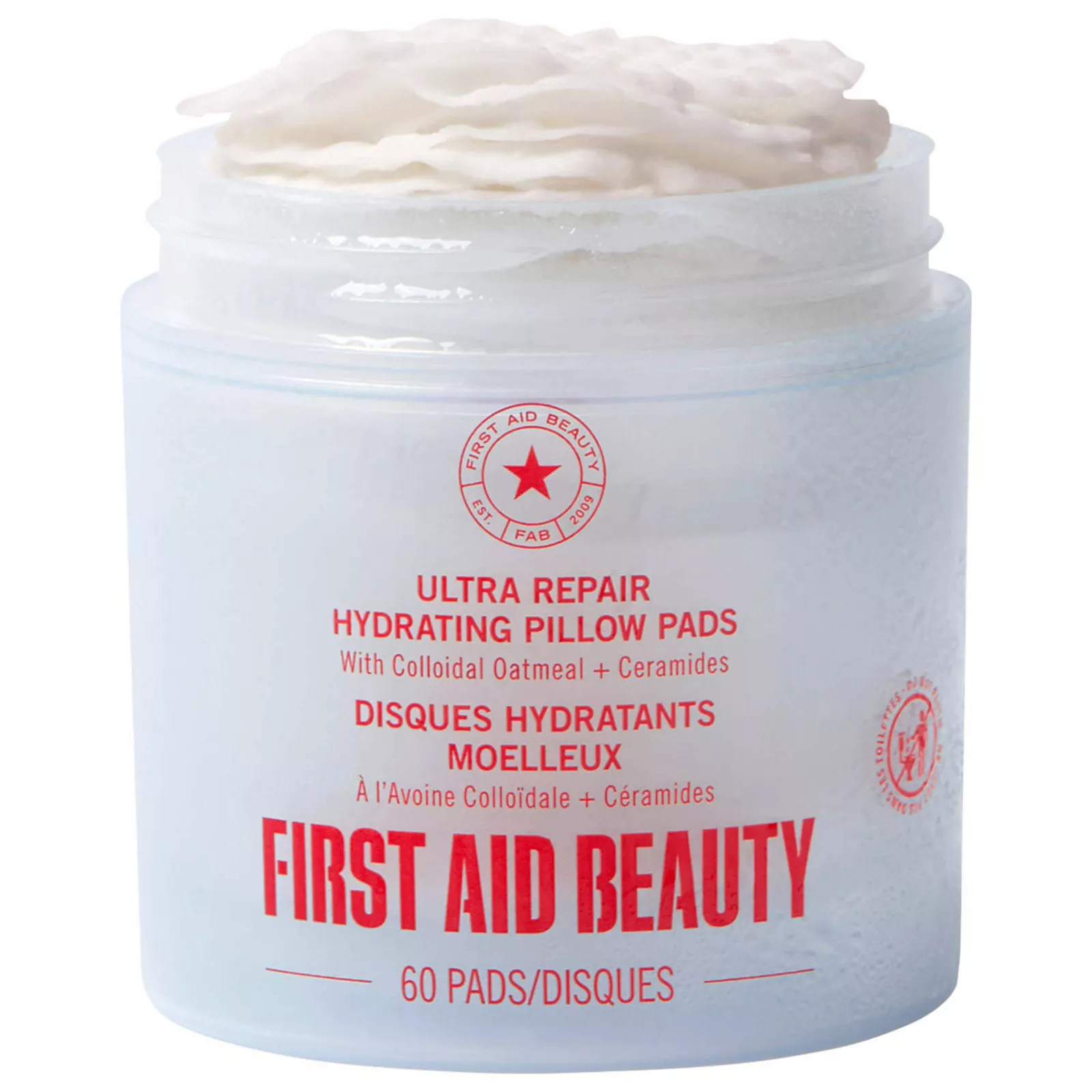 First Aid Beauty Ultra Repair Hydrating Pillow Pads with Colloidal Oatmeal and Ceramides, Size: 60 CT, None | Kohl's