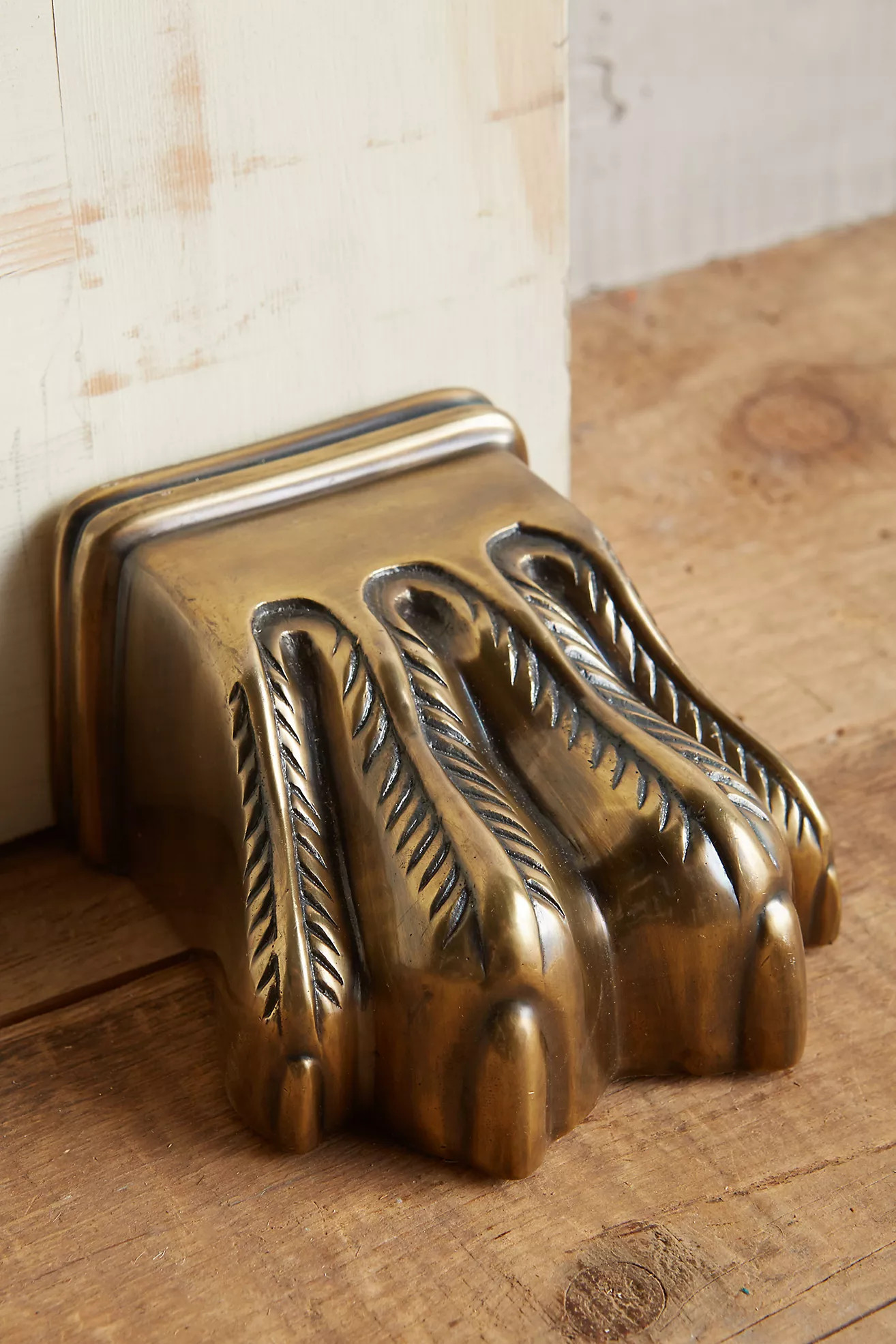 Antiqued Claw Doorstop | Anthropologie (US)