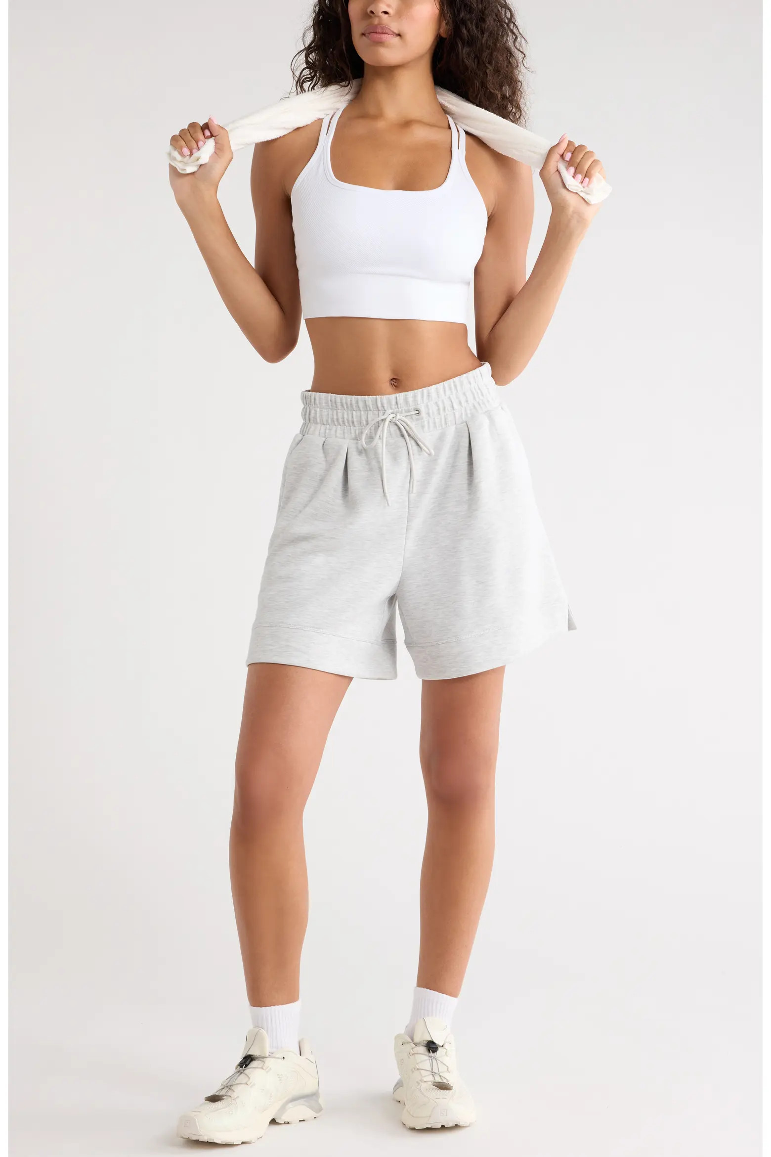 Soft Luxe High Waist Knit Shorts (Women) | Nordstrom | Nordstrom