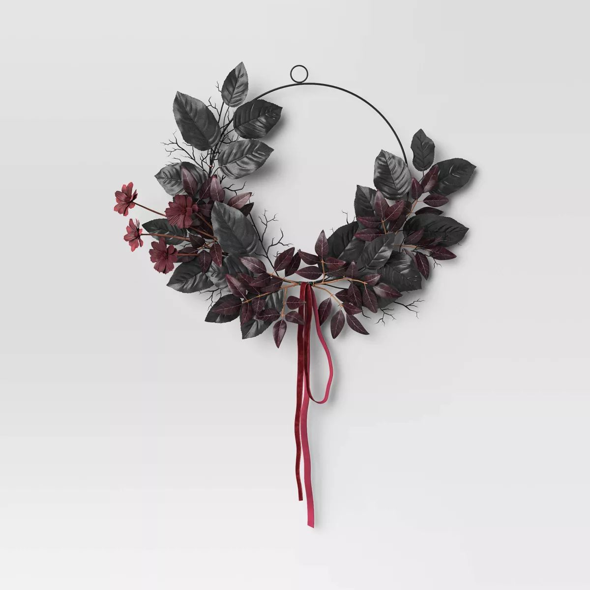 Halloween Leaf and Floral Wreath - Threshold™ | Target