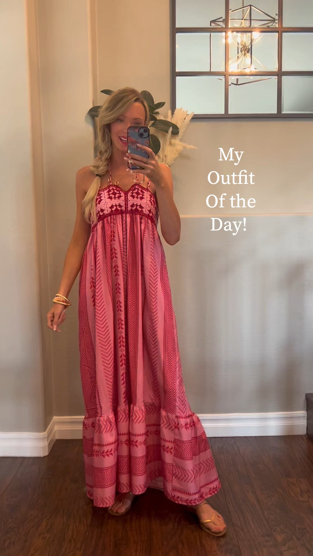 This dress has been so popular! 
I used the tassel as a neck tie!
Also wearing nipple covers underneath! 
Size- xs
Sandals are a splurge. Ill other options too! 

Spring dress
Summer dress
Look for less