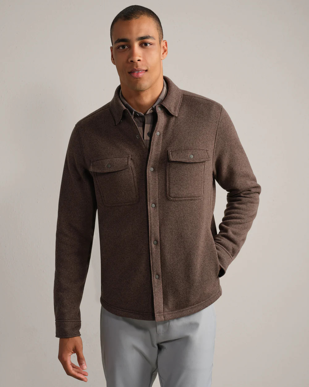 Fleece Shacket | Rhone