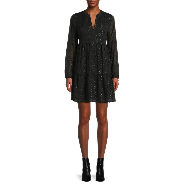 The Get Women's Tiered Midi Dress | Walmart (US)