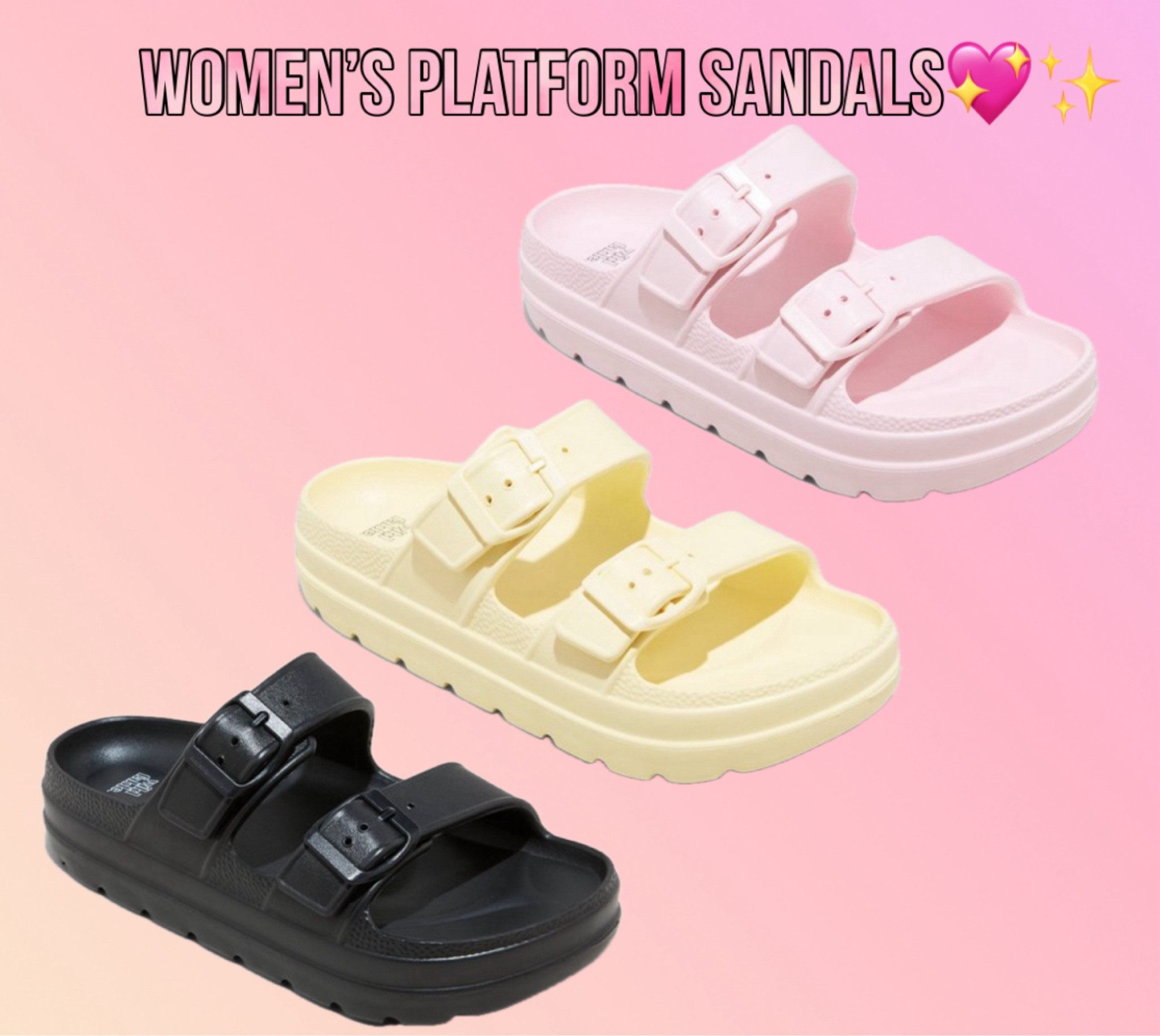 Women’s platform sandals perfect for those summer days💖✨

#LTKSeasonal #LTKshoecrush #LTKswim