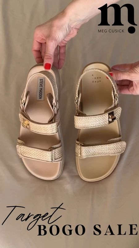 Target sandals that look identical to Steve Madden! Shop BOGO SALE now! 

#LTKshoecrush #LTKsalealert #LTKstyletip
